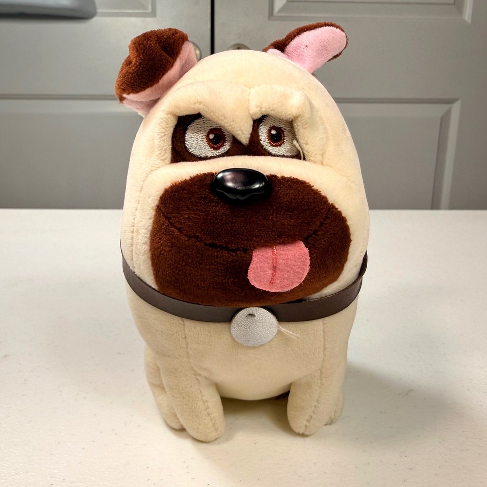 Ty The Secret Life of Pets Mel Pug Plush Stuffed Animal Toy 6 Inch Dog Movie